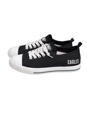 Philadelphia Eagles FOCO Sneakers Women’s Size 8 Black Lace-Up Athletic Shoes